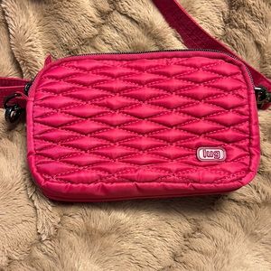 EUC Coupe Convertible Crossbody in Rose Pink